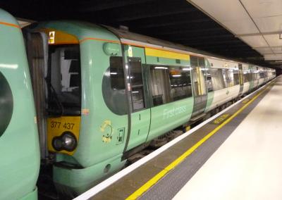 377437 at London Victoria. &copy; BigKev
