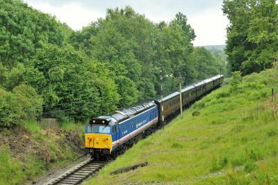 50026 at Keighley & Worth Valley Railway - Ebor Mill. &copy; stevexos