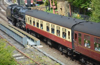 4252 coach at North Yorkshire Moors Railway - Goathland. &copy; AJax