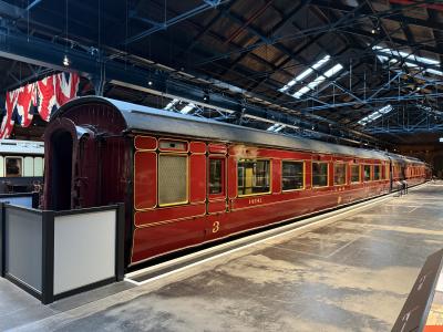 LMS14241 coach at York National Railway Museum. &copy; AJax
