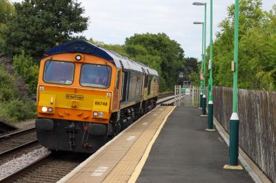 66748 at Tamworth. &copy; South Coast Trainspotter