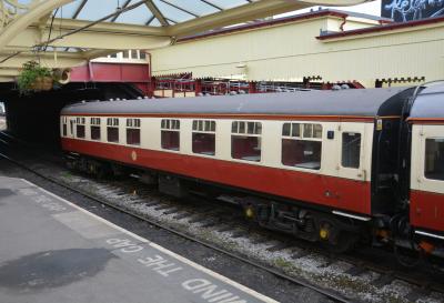 4832 coach at Keighley & Worth Valley Railway - Keighley. &copy; AJax