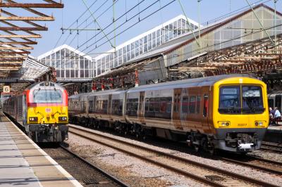 323217,67025 at Crewe. &copy; trainlogger