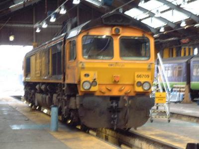 66709 at Willesden TMD. &copy; Byron5574