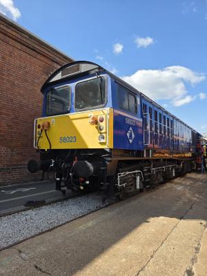 58023 at Derby - The Greatest Gathering 2025. &copy; MikeMOL
