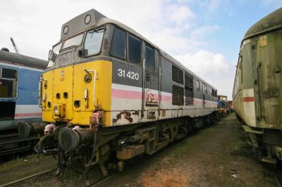 31420 at Rotherham - C.F. Booths Scrap Yard. &copy; trainlogger
