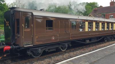 Car54 coach at Bluebell Railway - Kingscote. &copy; MikeMOL
