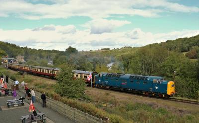 55009 at Severn Valley Railway - Highley. &copy; stevexos