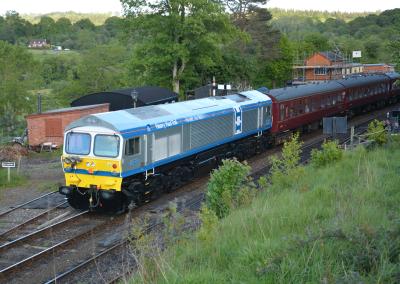 59001 at Severn Valley Railway - Arley. &copy; AJax