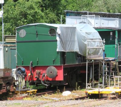 P2087 steam at East Kent Railway. &copy; Geoff