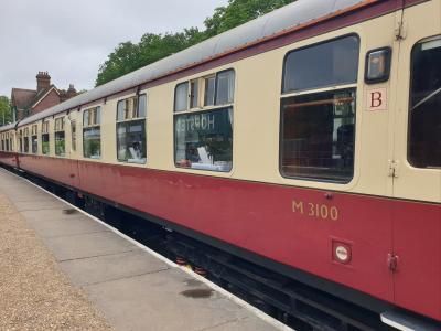 3100 coach at Bluebell Railway - Horsted Keynes. &copy; MikeMOL