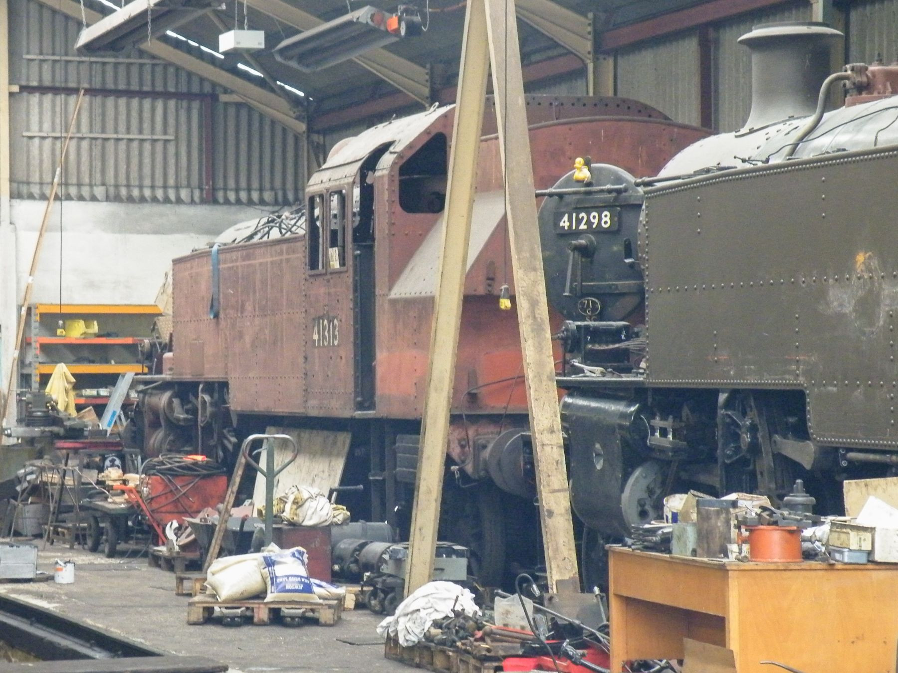 Photo of 41313 steam at Isle of Wight Steam Railway — trainlogger