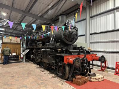 46443 steam at Severn Valley Railway - Highley Engine House. &copy; AJax