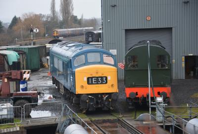 46045 at Kidderminster TMD - Severn Valley Railway. &copy; AJax