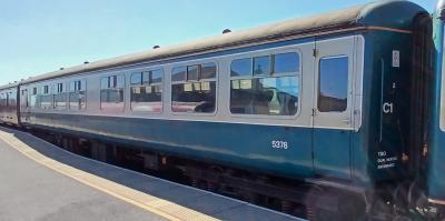 5378 coach at Wensleydale Railway. &copy; Geoff