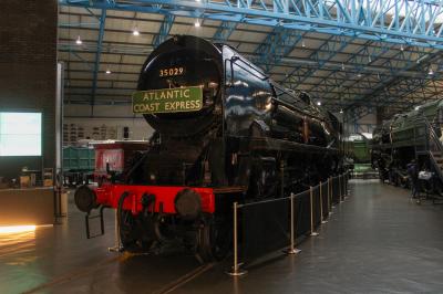 35029 steam at York National Railway Museum. &copy; South Coast Trainspotter