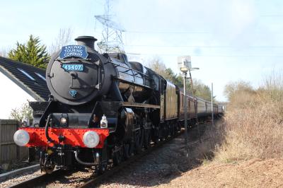 45407 steam at Marton Carr LC. &copy; ConnorsRailPhotography