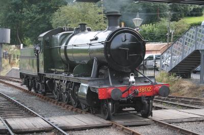 3802 steam at Severn Valley Railway. &copy; linuxyeti