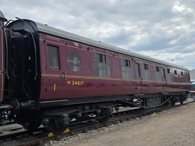 LMS24617 coach at Derby - The Greatest Gathering 2025. &copy; MikeMOL