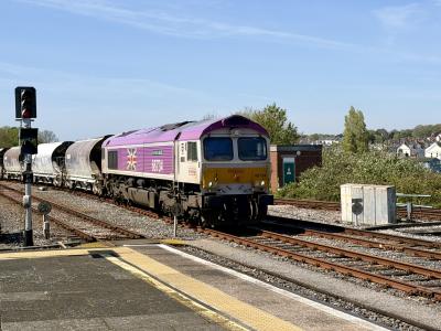 photo of 66734 at Plymouth