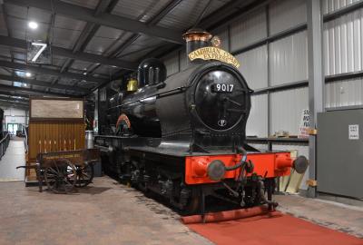 9017 steam at Severn Valley Railway - Highley Engine House. &copy; AJax