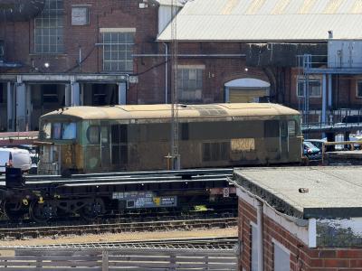 73202 at Eastleigh Works. &copy; Luivery