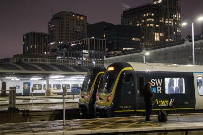 701031,701050 at London Waterloo. &copy; Zain