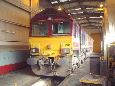 66195 at Ayr TMD. &copy; Byron5574