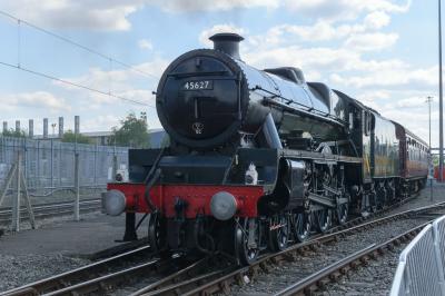 45627 steam at Derby - The Greatest Gathering 2025. &copy; llamafish