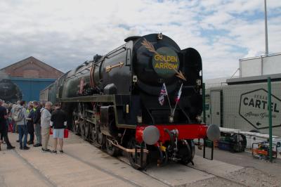 35028 Steam at Derby - The Greatest Gathering 2025. &copy; stevexos