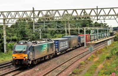 88004 at Acton Bridge (Cheshire). &copy; stevexos
