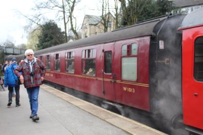 1013 coach at Keighley & Worth Valley Railway - Haworth. &copy; ConnorsRailPhotography