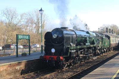 34053 steam at Spa Valley Railway - Eridge. &copy; SirArchie34059