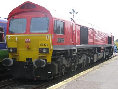 59206 at Eastleigh Works. &copy; Byron5574