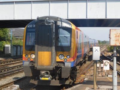 450104 at Eastleigh. &copy; Trainman5862