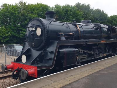 73082 steam at Bluebell Railway - East Grinstead. &copy; MikeMOL