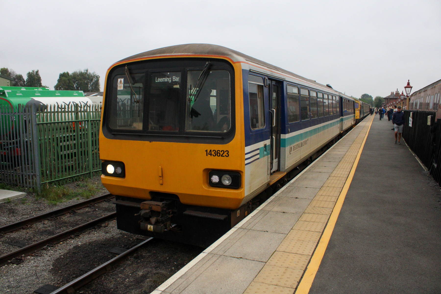 Photo of 143623 at Wensleydale Railway — trainlogger