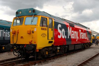 50035 at Derby - The Greatest Gathering 2025. &copy; stevexos