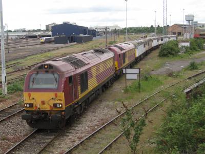 67001,67008,56071,56081,56094,56096,56113 at Old Oak Common TMD. &copy; Ben Williams