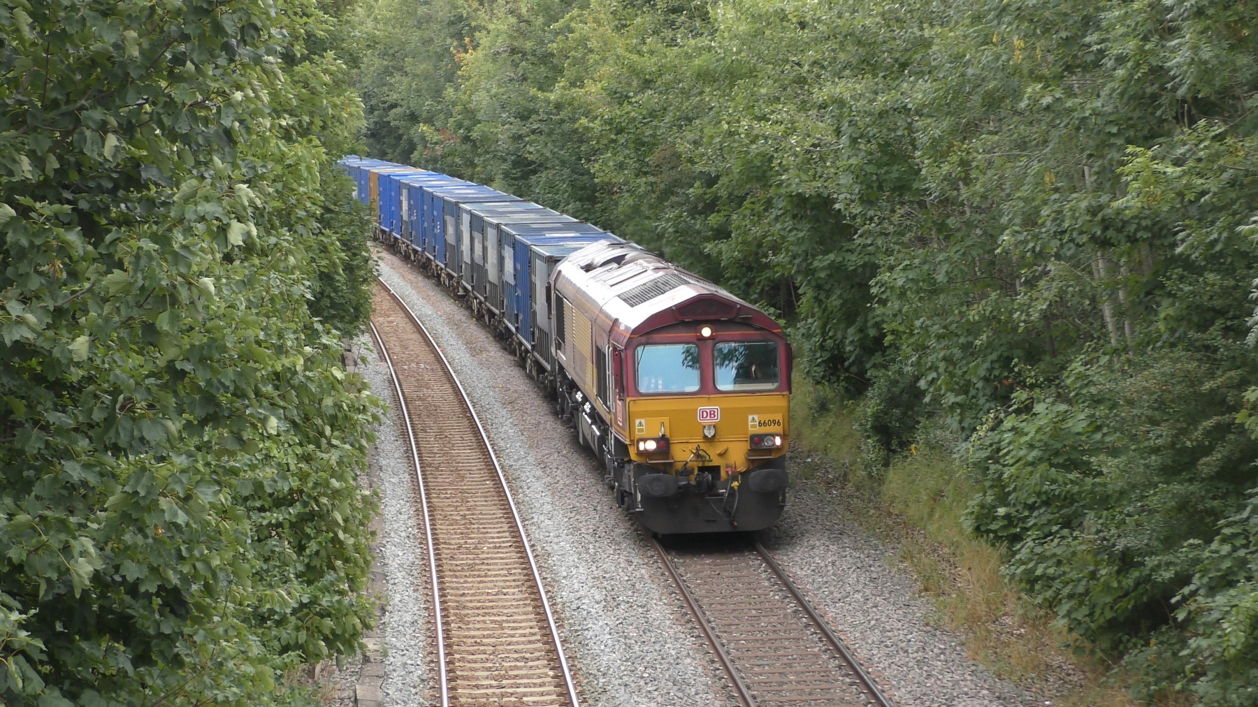 Photo of 66096 at Fishpool Hill Brentry Bristol — trainlogger