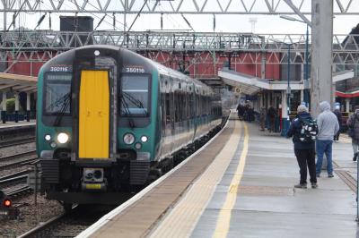 350116 at Crewe. &copy; ConnorsRailPhotography