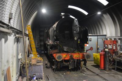 926 steam at North Yorkshire Moors Railway - Grosmont TMD. &copy; AJax