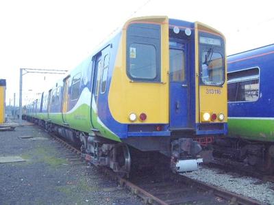 313116 at Willesden TMD. &copy; Byron5574