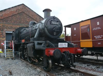 78018 steam at Darlington 1861 Shed. &copy; AJax