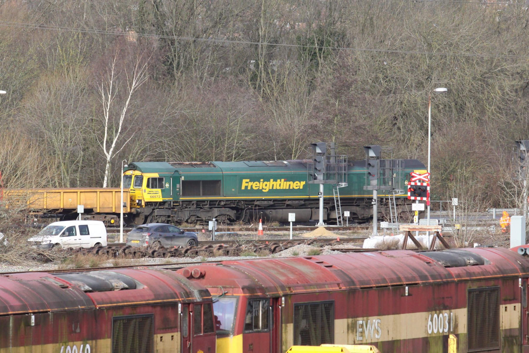 Photo of 66572 at Sandiacre Ballast Sidings — trainlogger