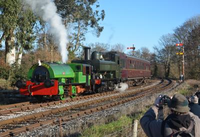 WB2572 steam,1369 steam at South Devon Railway - Bishops Bridge Loop. &copy; AJax