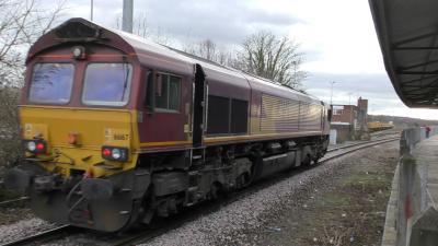 66167 at Westbury. &copy; JM-Freightliner