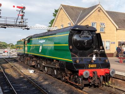 34081 steam at Nene Valley Railway - Wansford. &copy; TinsleyTMD