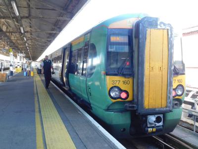 377160 at Portsmouth Harbour. &copy; Trainman5862