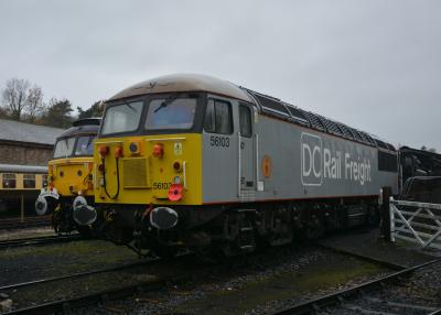 56103 at South Devon Railway - Buckfastleigh. &copy; AJax